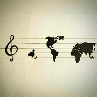 Логотип @global_music - World Music 🎶