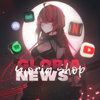Логотип @gloriashop_news - Gloria shop | News