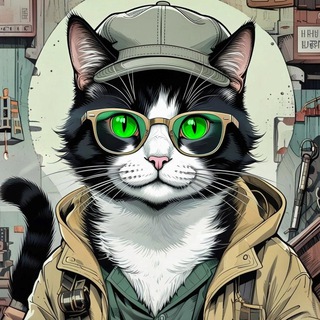 Логотип @glukot - Глупый любопытный кот