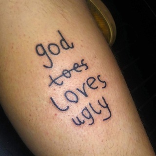 Логотип @godloves_ugly - god loves ugly 🧘‍♀️