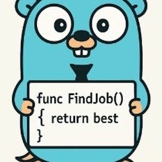Логотип @golang_jobs - Golang — вакансии и аналитика