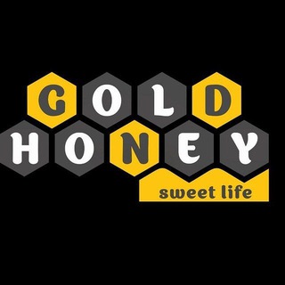 Логотип @gold_honey_uz - Мёд натуральный. Gold Honey🍯