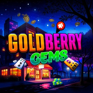 Логотип @goldberrygems - GOLDBERRY GEMS💎 | Магазин Гемов