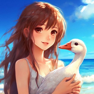 Логотип @goosehentai - Фруктовый гусь - играет в хентай