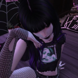 Логотип @gothslutru - horny jail