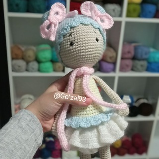 Логотип @gozalamigurumi93 - Вязание вещи амигуруми Tòqigan ishlarim va master klasslarim