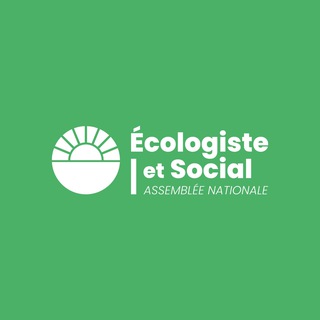 Логотип @gpe_ecolosocial - 📣 Actualités du groupe Écologiste et Social à l'Assemblée