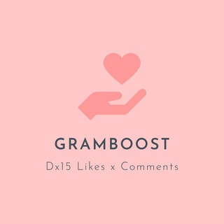 Логотип @gramboost15 - GramBoost 🩷 Dx15 Instagram Comments