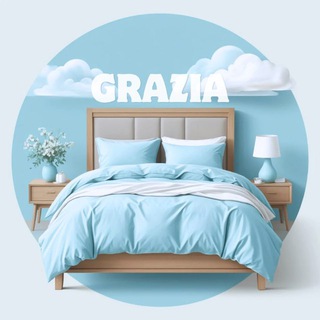 Логотип @grazia_textile - Grazia 🩵 постельное белье