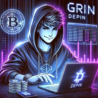 Логотип @grindepin - MrGrinn [AI/DEPIN]