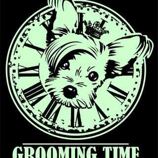 Логотип @groomingtime - GroomingTime. Гуманный груминг - стрижка собак и кошек Краснодар