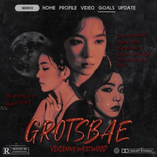 Логотип @grotsbae - The Seductive Gals; GROTSBAE.