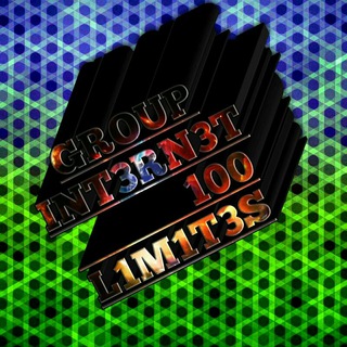 Логотип @groupint3rn3ts3ml1m1t3s - GROUP INT3RN3T 100 L1M1T3S