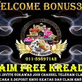 Логотип @groupkickbayar - KICK@LUCKY13 (Free kredit 8 Mega888)