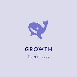 Логотип @growthdx20 - Dx20 Likes | 🩵 GROWTH 🩵
