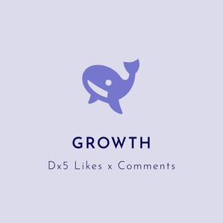 Логотип @growthdx5 - Dx5 Likes x Comments | 🩵 GROWTH 🩵