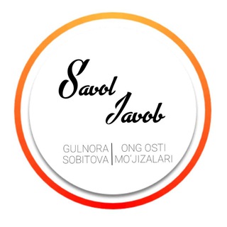 Логотип @gulnora_sobitova_javoblar - GULNORA SOBITOVA | JAVOBLAR