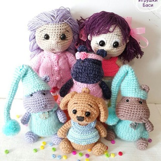 Логотип @gurugurumi - GuruGurumi - Игрушки, вязание с любовью 💖