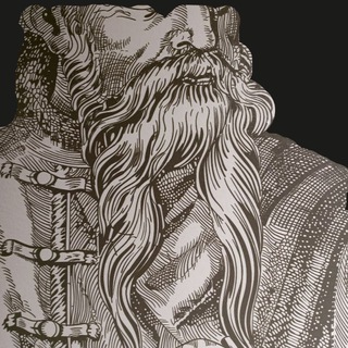 Логотип @gutenbeard - Борода Гутенберга