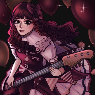 Логотип @haaku_chibiichigochan_lifeblog - арлекин в цирке