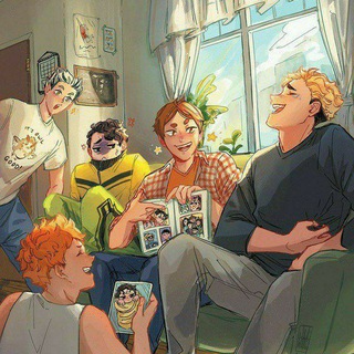 Логотип @haikyyuufan - Haikyuu!! в сердечке🌻🔮