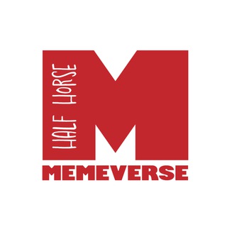 Логотип @halfhorsememe - HalfHorse Memeverse