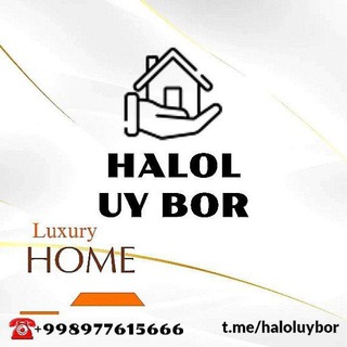 Логотип @haloluyborr - Halol Uy Bor | ПРОДАЖА