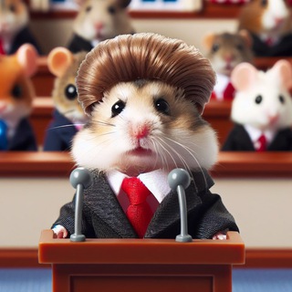 Логотип @hamstertrump - Hamster TRUMP 🐹