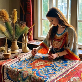 Логотип @handmade_rukodel - РУКОДЕЛЬНИЦА 🪡🧵🧶