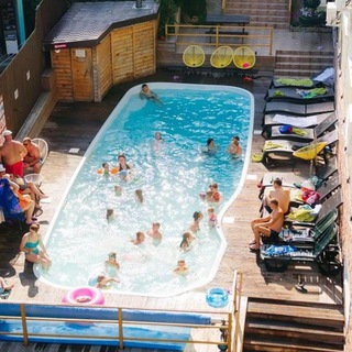 Логотип @happyhoteichat - Чат ТРК Счастливый Хотей. Отдых Краснодарский край, Ольгинка. Чёрное море.