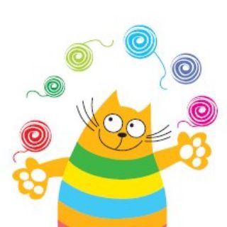Логотип @happyknit_shop - Вяжи - не тужи!