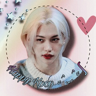 Логотип @happykpopshop - Happy Kpop =^._.^= ∫