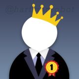 Логотип @harfmanrobot - حرفتو ناشناس بزن