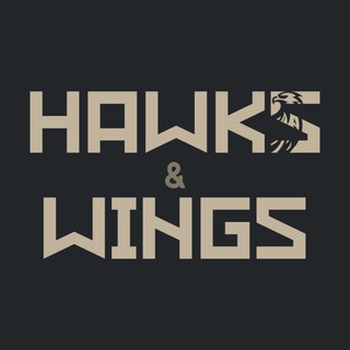 Логотип @hawksandwings - HAWKS AND WINGS