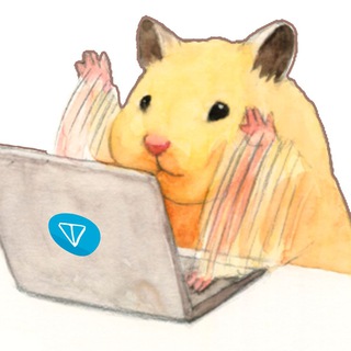 Логотип @hblok - hamster blok