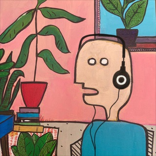 Логотип @headsears - уши головы