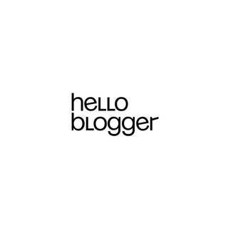 Логотип @hello_blogger - hello blogger