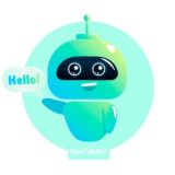 Логотип @helotalkbot - 👋 Hello Talk | ربات چت