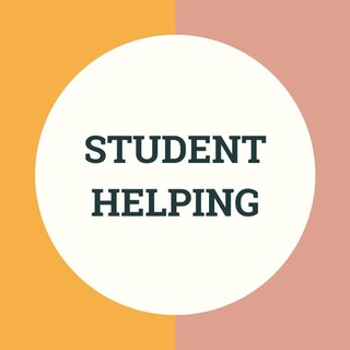 Логотип @helpsstudy - Student Helping | Помощь студентам