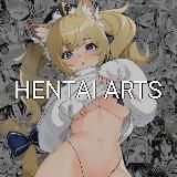 Логотип @hentoarts - hentai arts