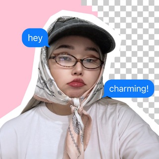 Логотип @heycharming - hey, charming!