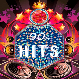 Логотип @hits_90s - 90's HITS 📀