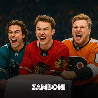 Логотип @hockeyzamboni - dude, where's my zamboni