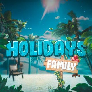 Логотип @holidayshopop - HOLIDAYS • FAMILY 🏖