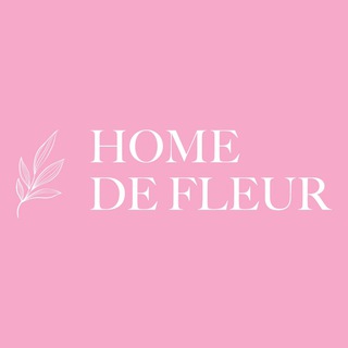 Логотип @homedefleur - HOME DE FLEUR| ЦВЕТЫ| ДОСТАВКА ЦВЕТОВ МОСКВА