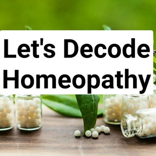Логотип @homeopathymadeeasy - Let's Decode Homeopathy