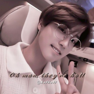 Логотип @hothott - Oh man, they're hot! 🍑 // kpop лотереи, разборы