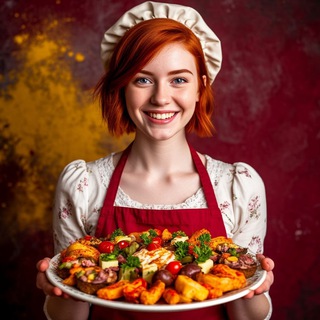 Логотип @hozayuskka - Хозяюшка 🍝 Рецепты | Салаты | Закуски