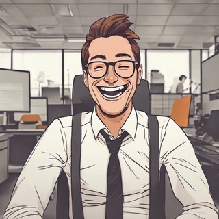 Логотип @hr_jokes - Шуточки Эйчара