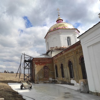 Логотип @hram_mihael_arhangel - Храм Архангела Михаила (с.Погожево, Курская обл)